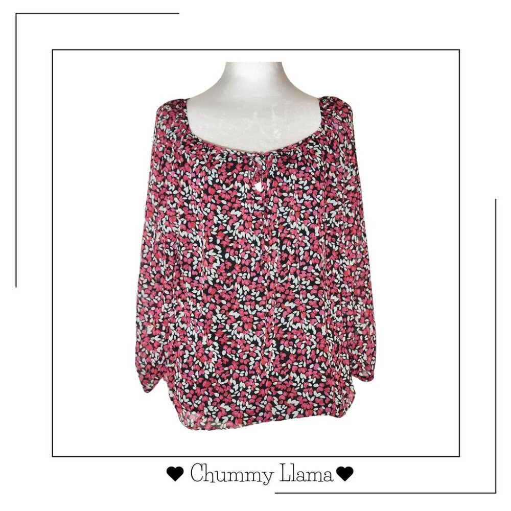 Fortune + Ivy Blouse – Lightweight, Flowy, Versatile Top, Size M